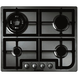 Hoover HGH64SQCX Integrated Gas Hob, Stainless Steel